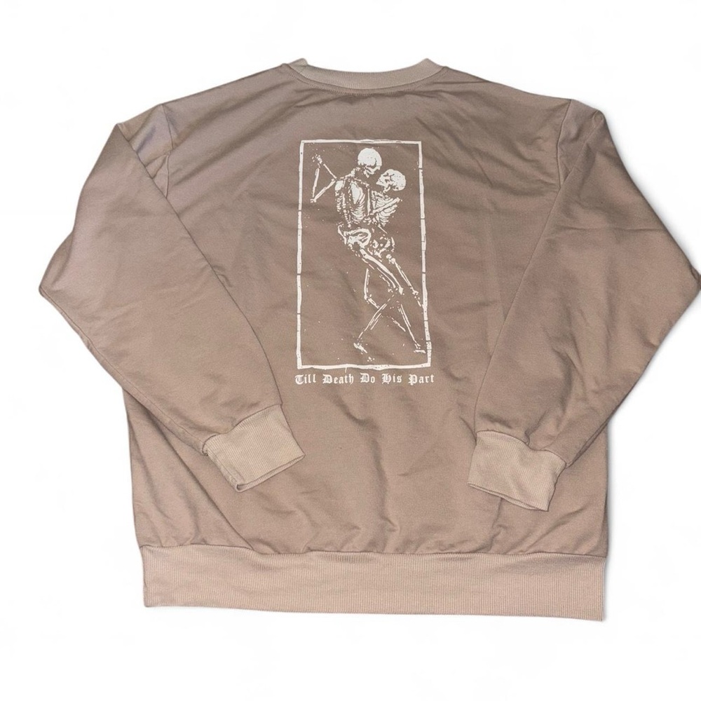 Men's Tan Graphic Sweater